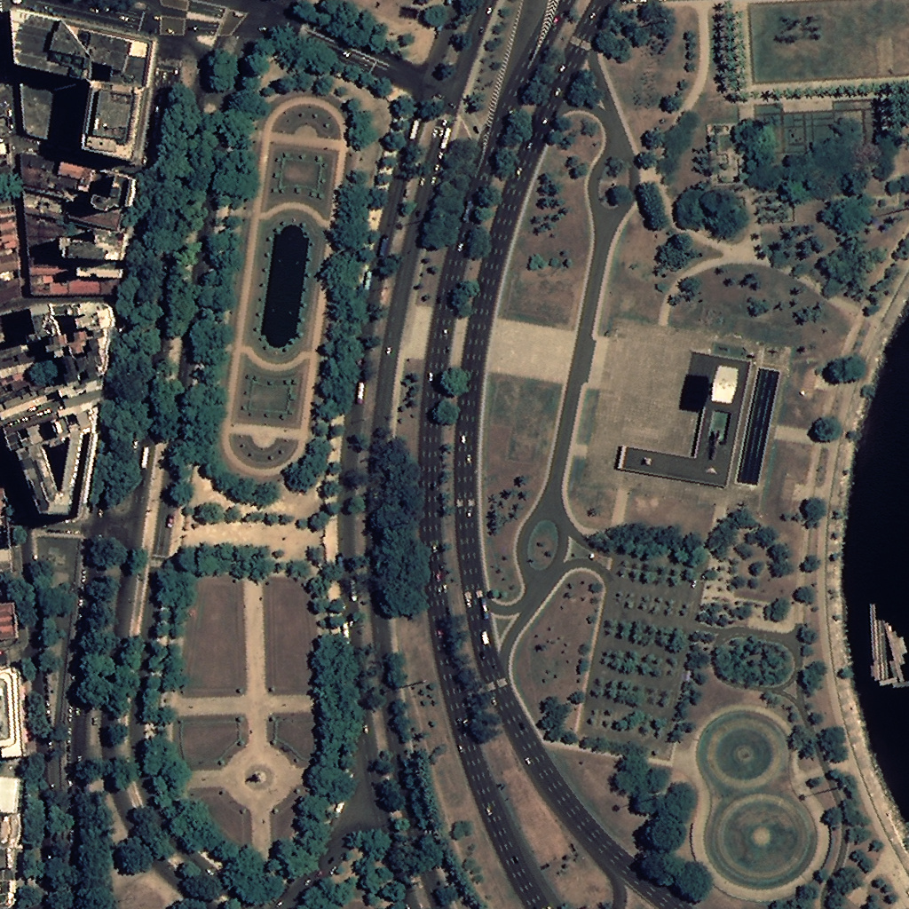 Aterro do Flamengo: Praça Paris e Monumento Nacional aos Mortos da Segunda Guerra Mundial (imagem RGB)