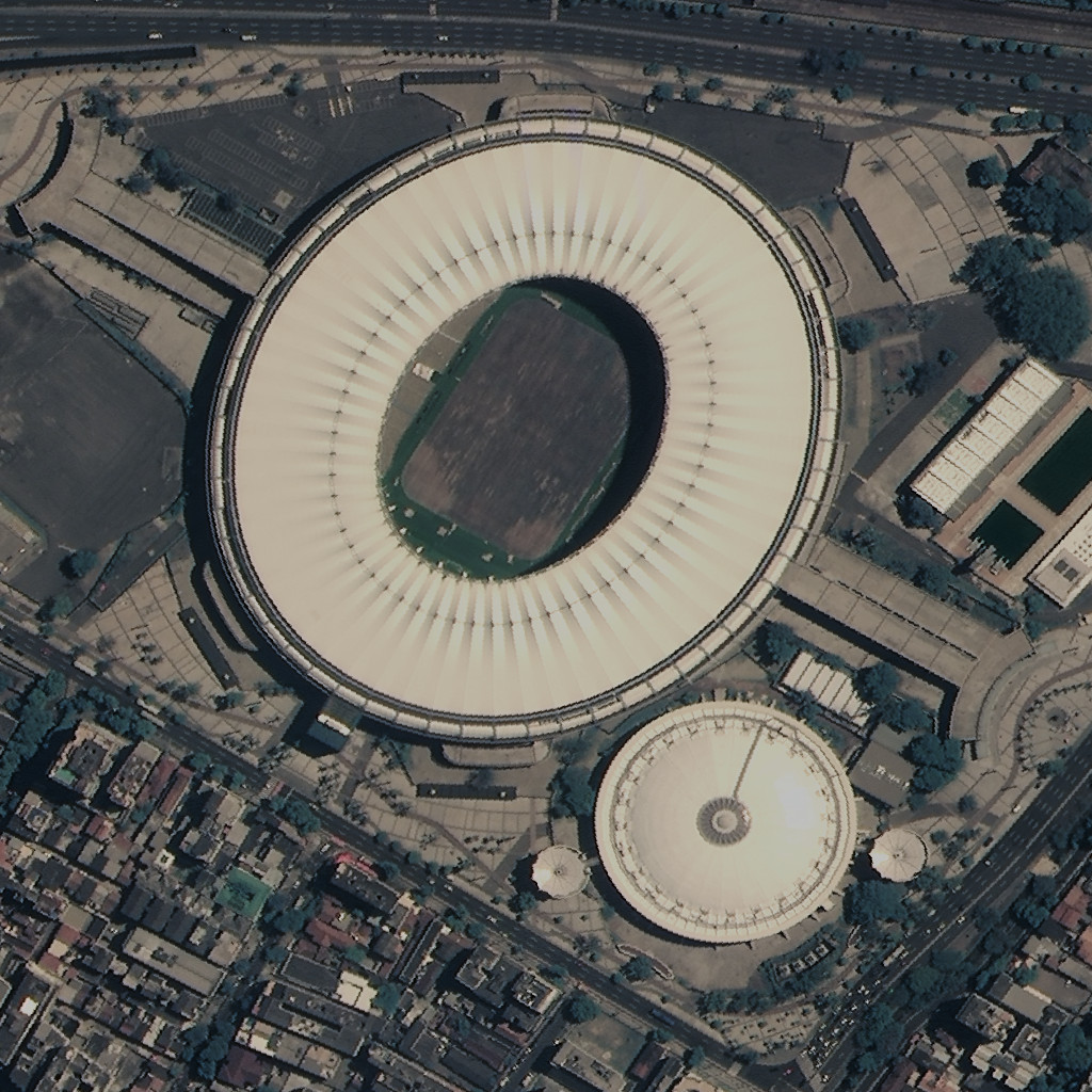 Estádio do Maracanã e Maracanãzinho (imagem RGB)